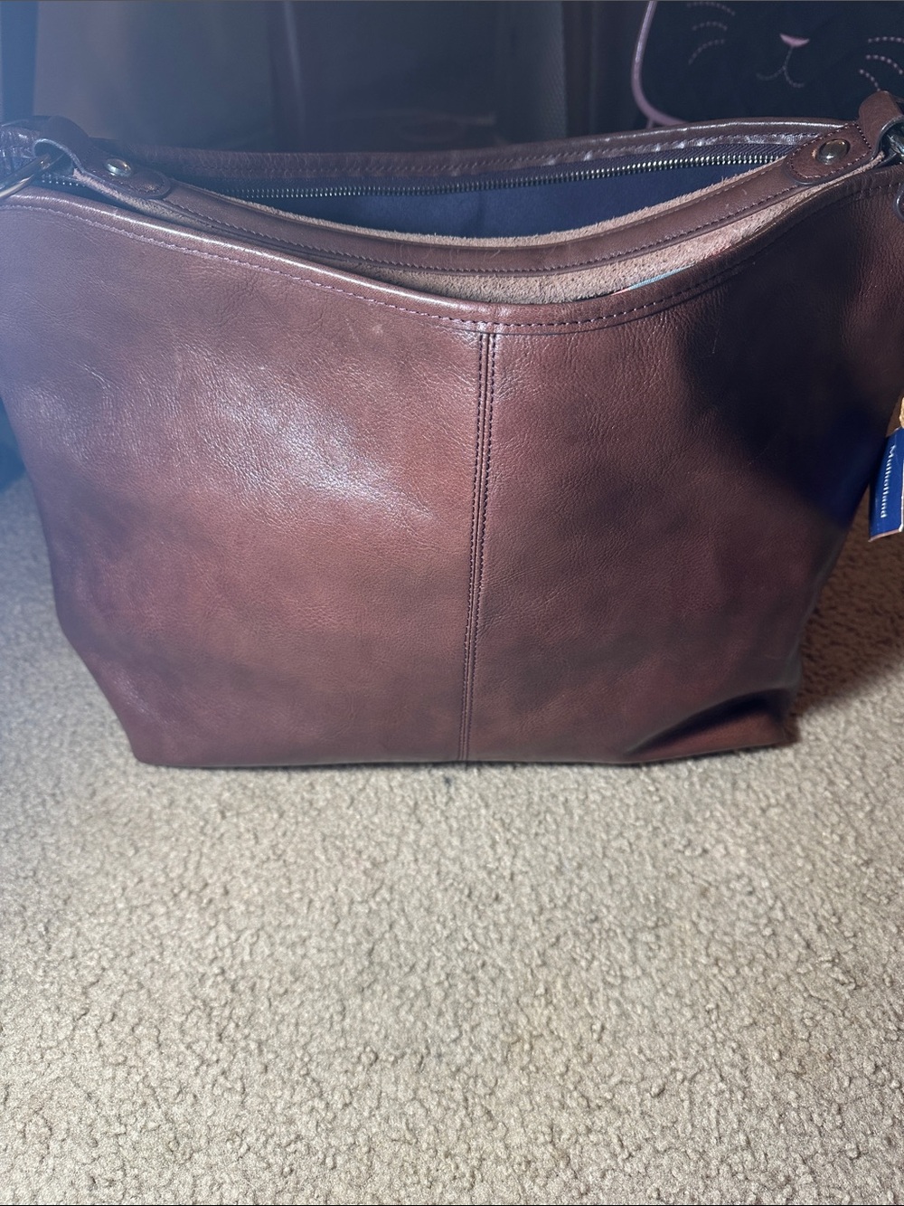 Mulholland hobo brown leather bag